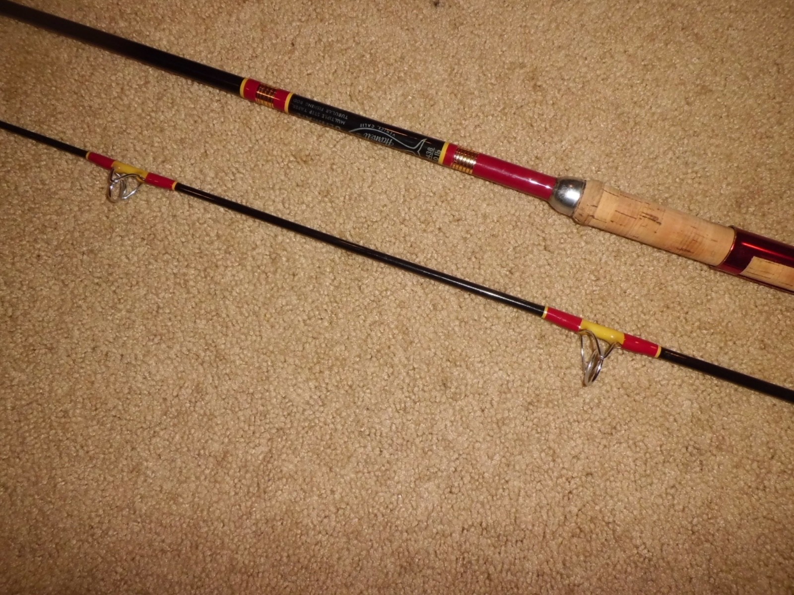 Vintage HARNELL 6438 Spinning 6’6″ Rod made in USA- 10 lb test