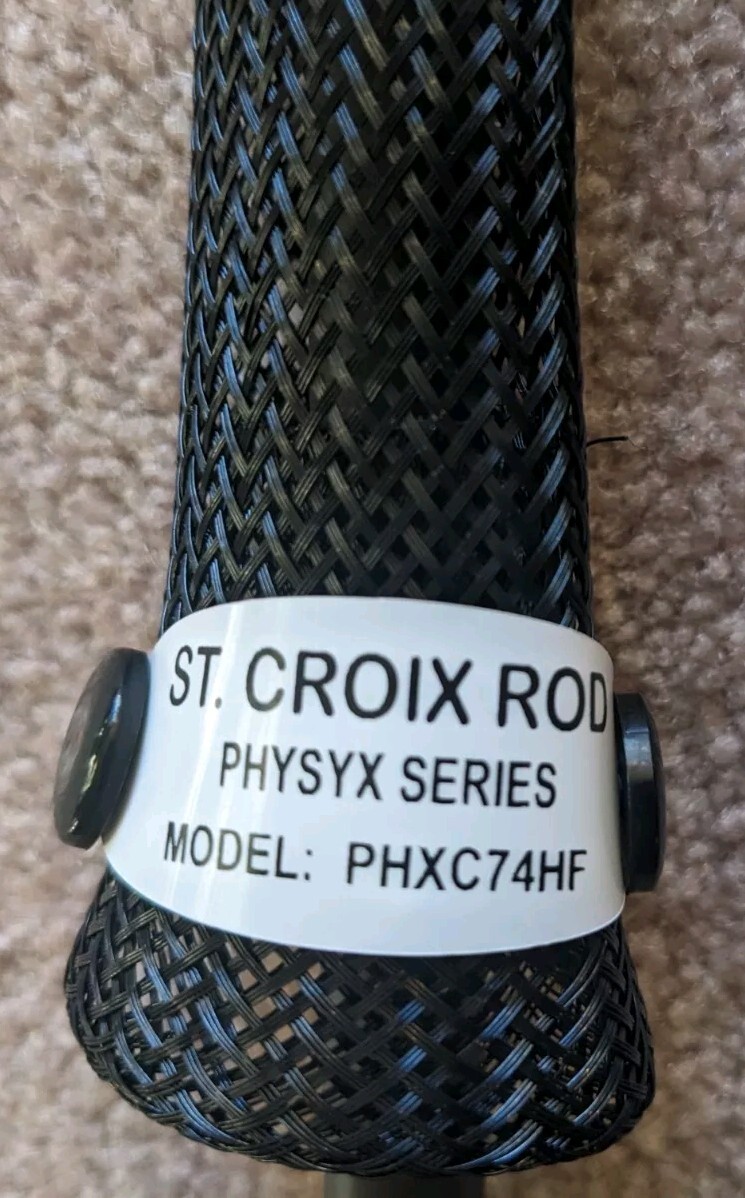 St Croix Physyx 7’4″ Heavy Fast Casting Rod PHXC74HF Made In USA