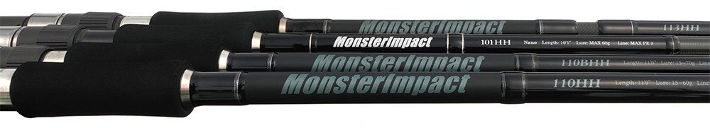 Ripple Fisher Monster Impact 110HH Spinning Model Fishing Rod **US SELLER**
