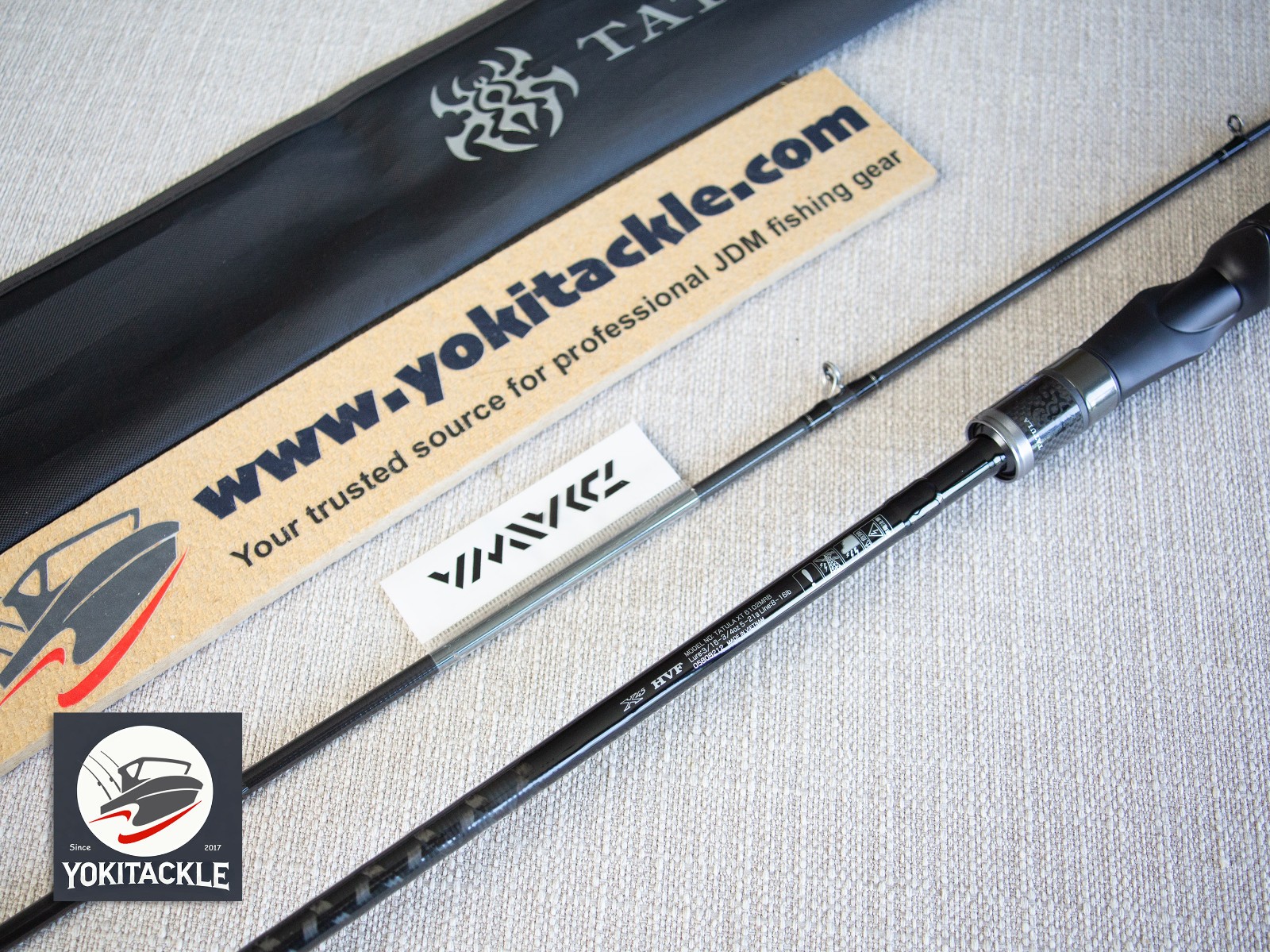 Daiwa 24 TATULA XT 6102MRB 2pc Baitcasting Rod From Japan