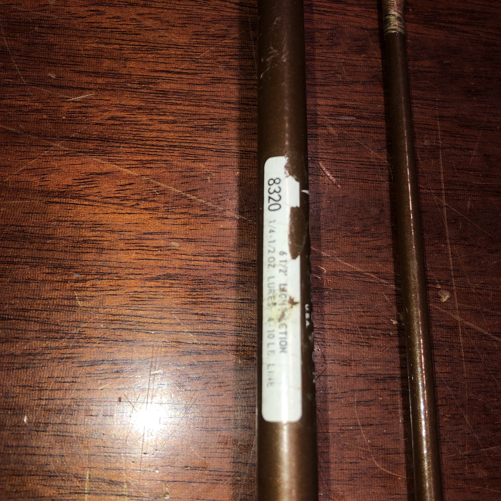 Lot 4 Fresh Water Fishing rods Use Or repair Garcia Quantum Proton Shimano