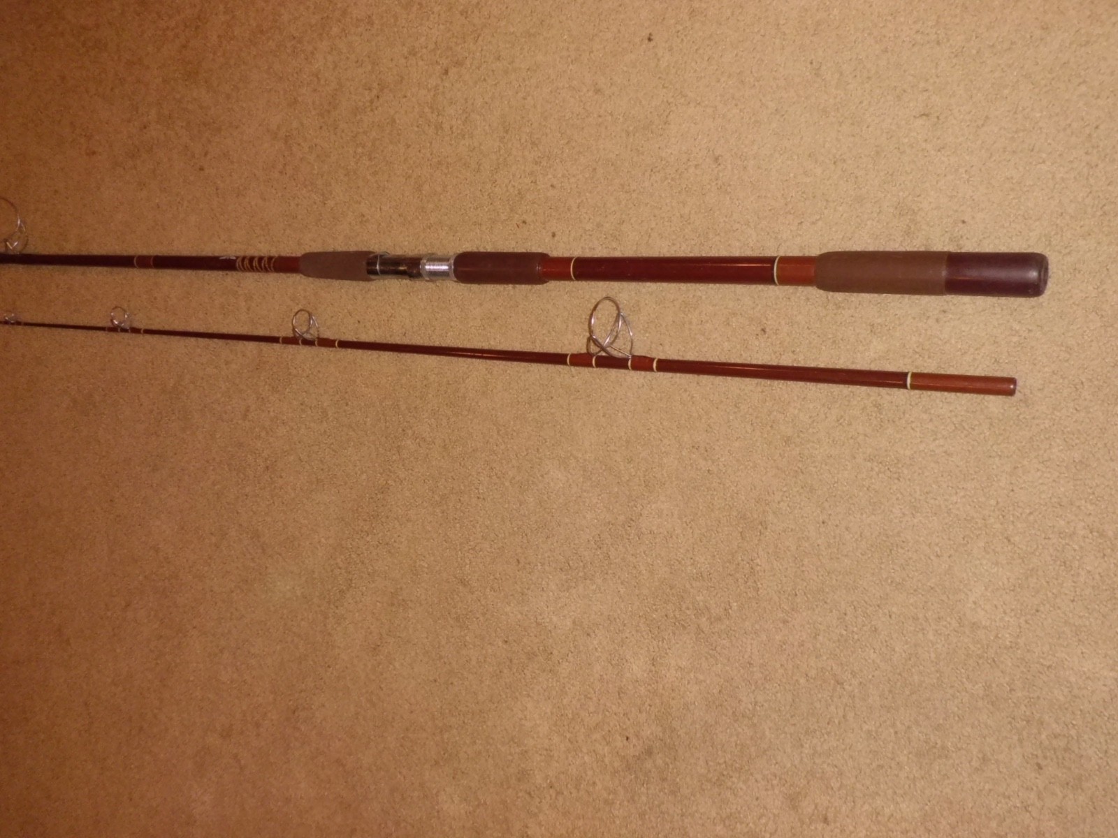 Vintage Fenwick PS105 Surf Spinning 10’6″ Rod- USA- 15-30lb test