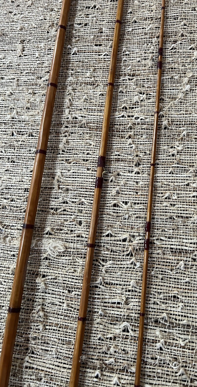 9 1/2’ 3 Piece Bamboo Fly Rod 6 Wt
