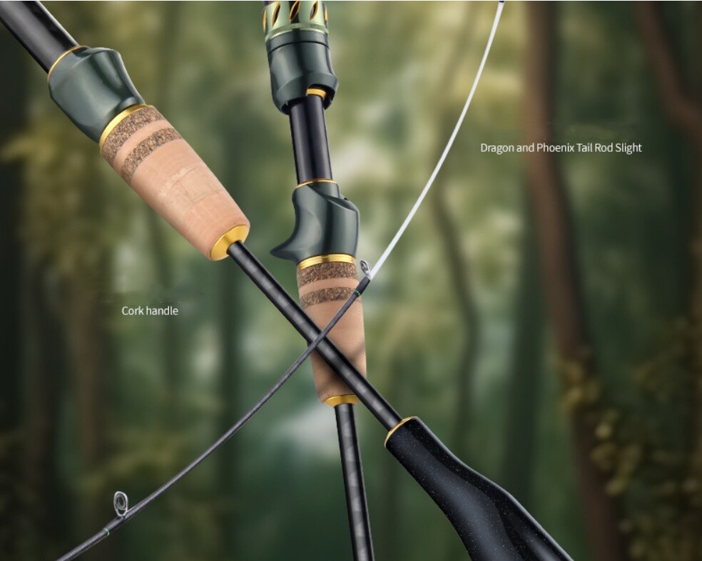 1.44M-1.8M Lure Fishing Rods Ultra Light Rod Carbon Fiber Spinning Casting Pole
