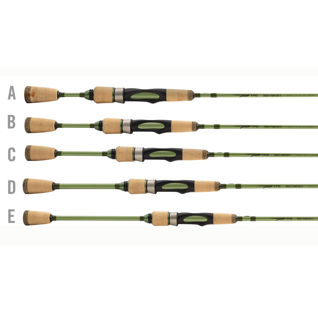 TFO Trout Panfish II 6ft 6in UL 2-Piece Spinning Rod (TPS2 661-2)
