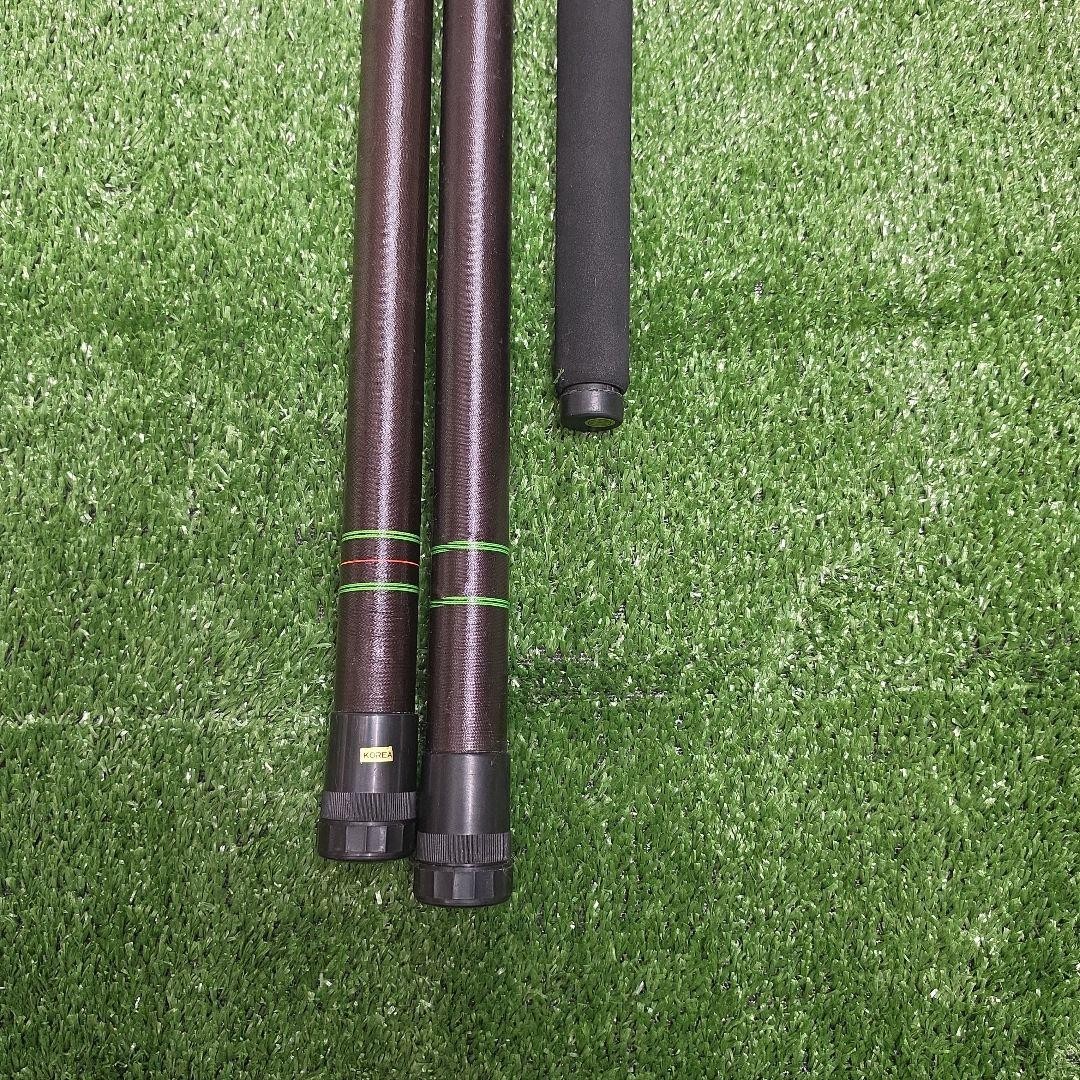EVA Handle Surf Casting Rod Set of 2 with Guide, Brown/Black, Used