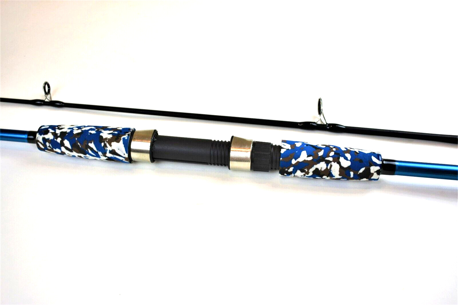 Taigek “Cold Blood” Spin Casting “Rod Only” 6′ 2pc. Blue Camo Carbon Fiber