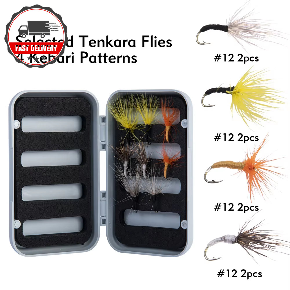 Tenkara Fly Fishing Rod Combo 3.6M Ultralight Carbon Fiber Rod with Line Clip