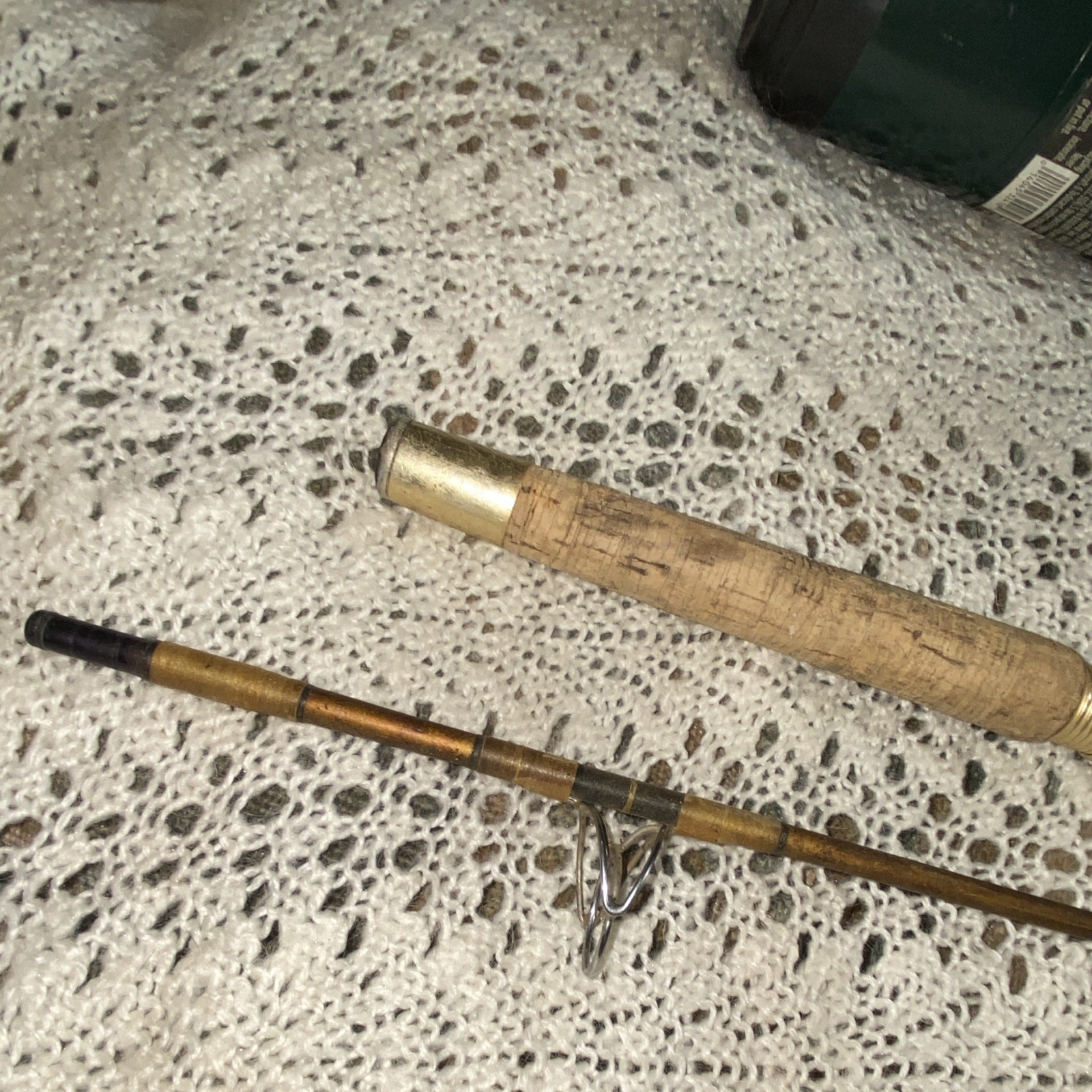 Shakespeare Kev 8ft 6in Casting Rod Brown Cork Split Grip MH Moderate 2pc