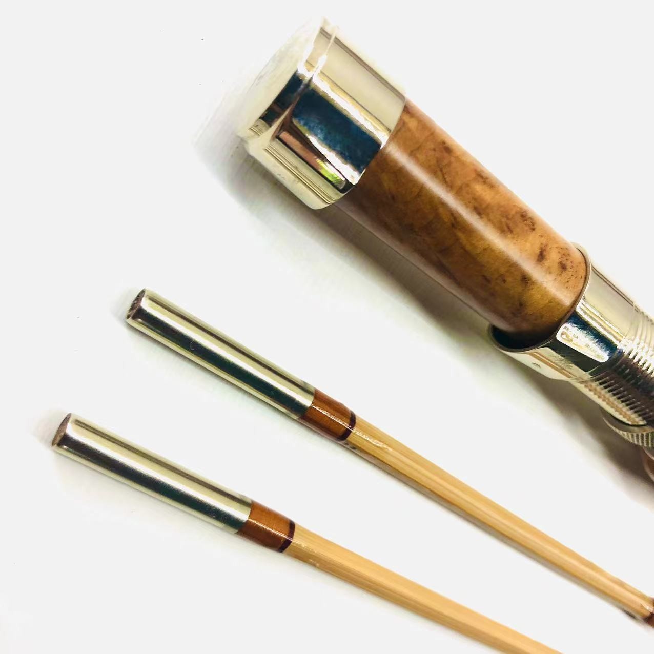 Handmade Bamboo Fly Rods 7’6″5 wt/Vintage Cane Fly Fishing Rods Green Product