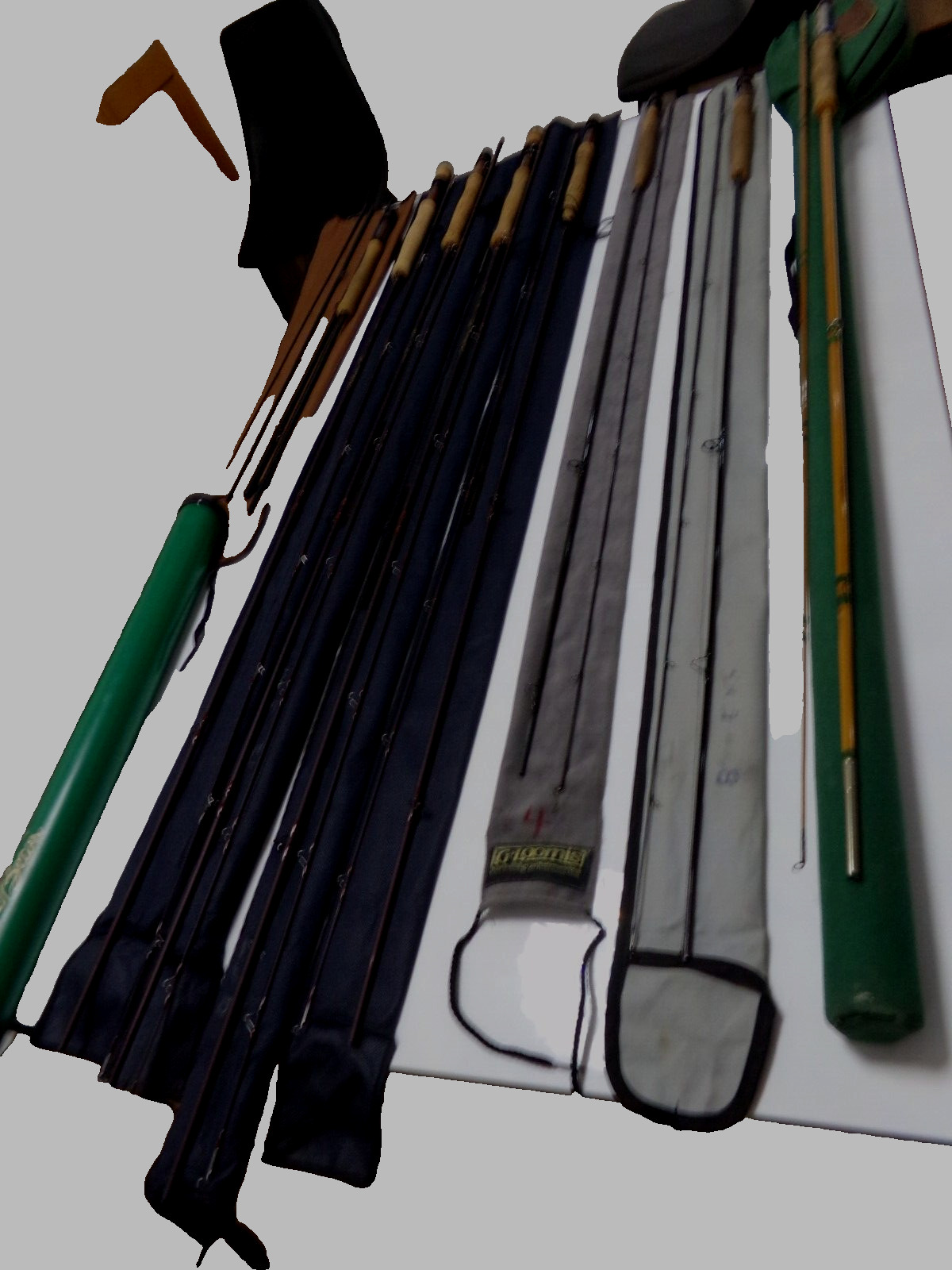Vintage Varied Fly Rods: Gallatin Onyx Premiere; Montaque; L.L. Bean, and more.