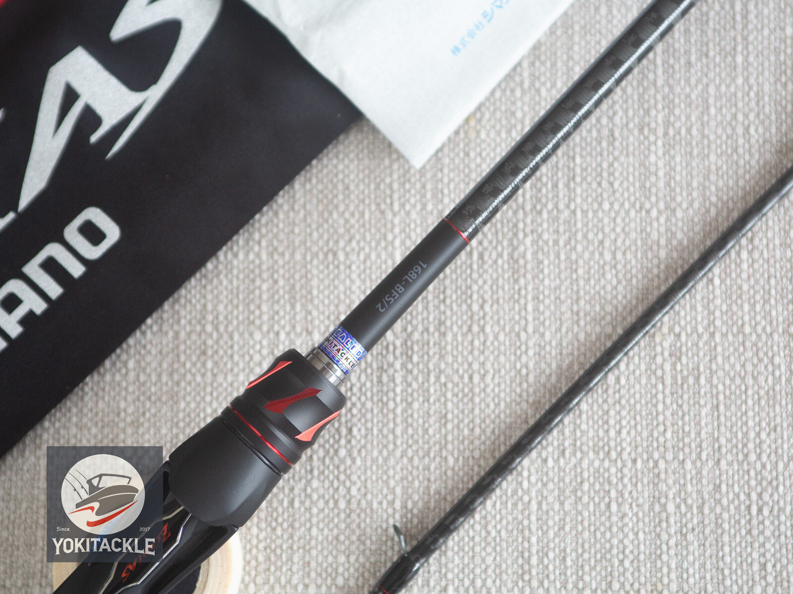Shimano 20 Zodias 168L-BFS/2 Baitcasting Rod for Bass
