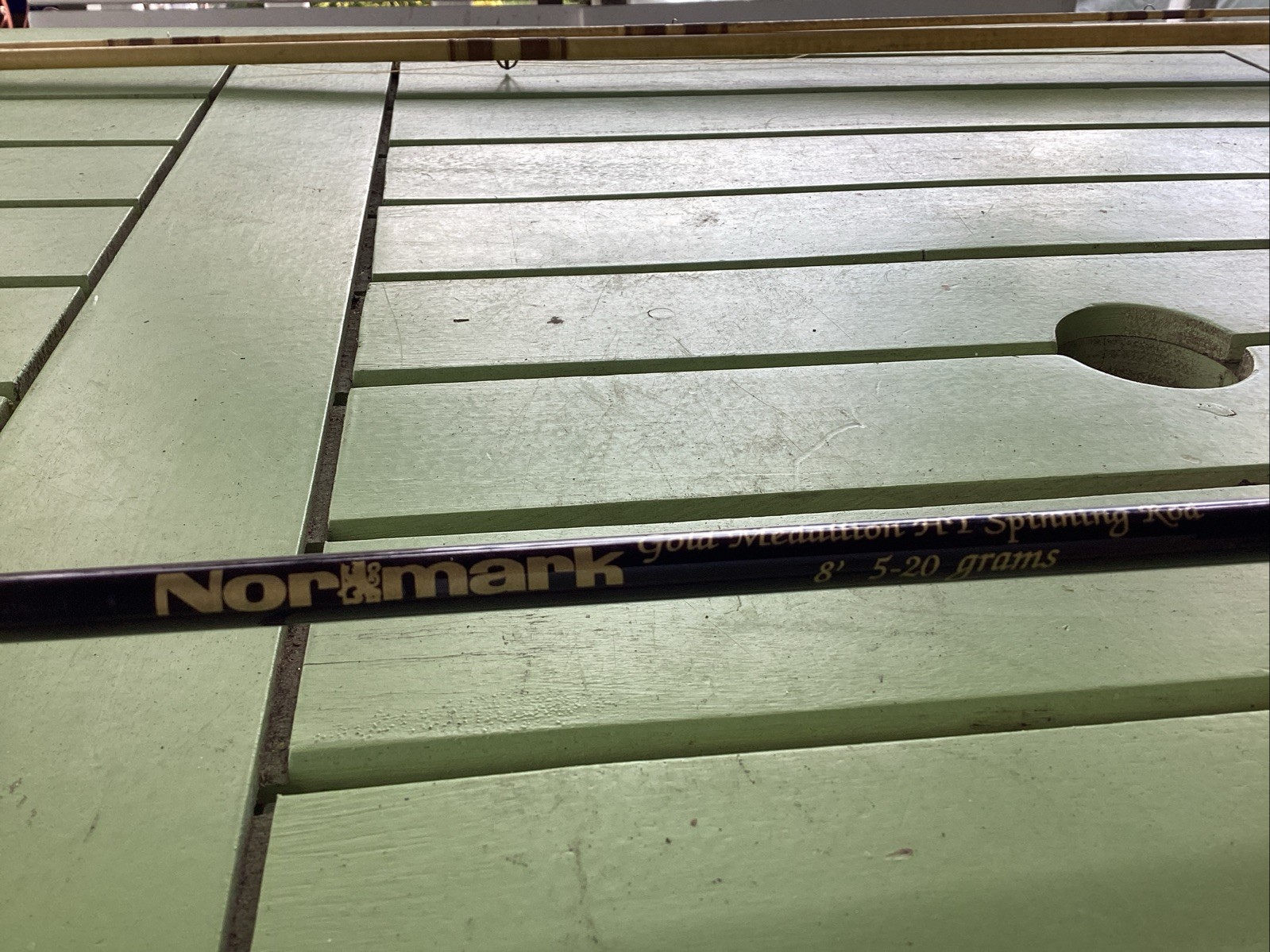 Normark Gold Medallion HT Spinning Rod 8’ Casting 5 – 20 grams Lake Pond Fishing
