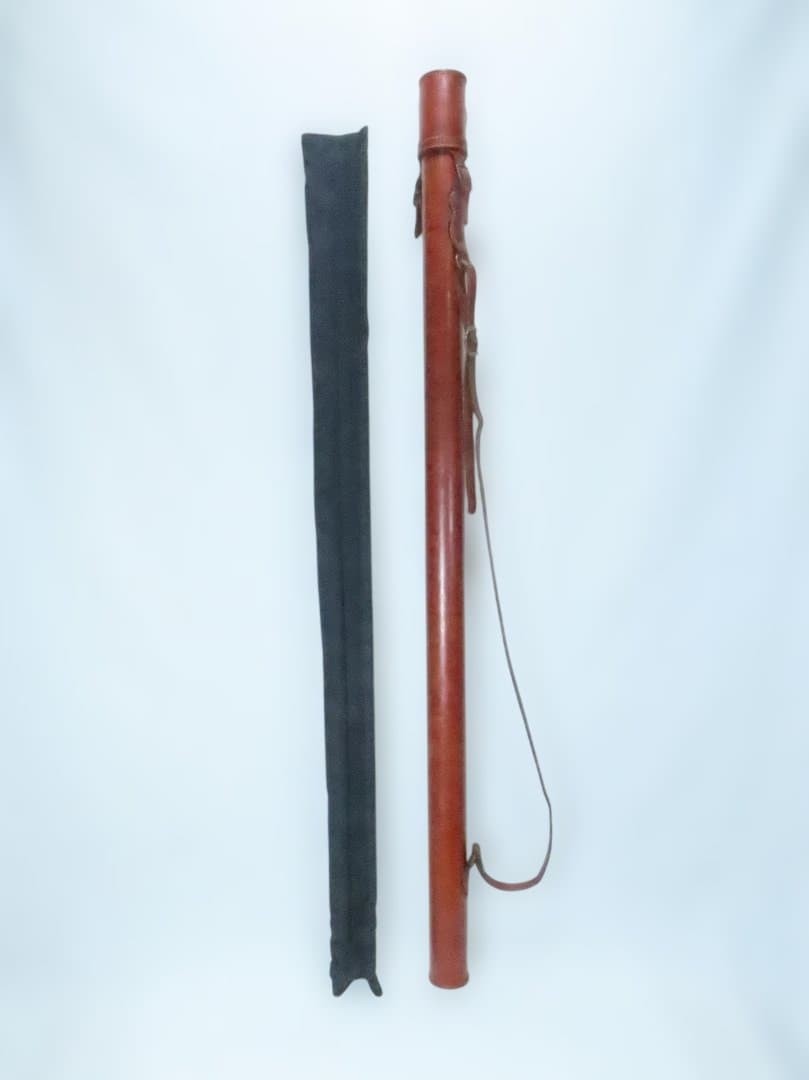 Bamboo Rod Mario Wojnicki Scott (early model) with leather case