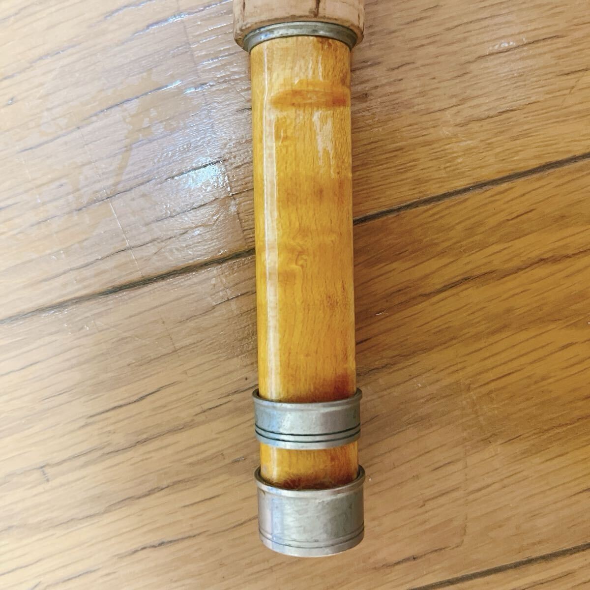 Extremely rare Takada Moriyasu bamboo rod 276-4T fly rod, 2-piece bamboo.