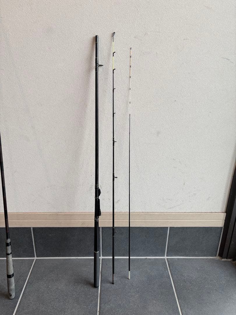 Saikai No.3 & Boat Fishing Rod Set, 3pcs + 2pcs, 1.94m & 1.86m & 1.81m, Used