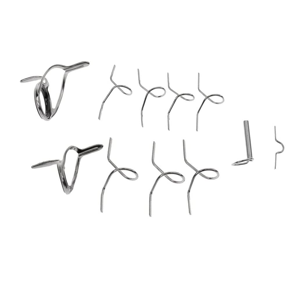 Fly Fishing Rod Guide Set Rod Repairing Fishing Tool Tip DIY Repair Kit