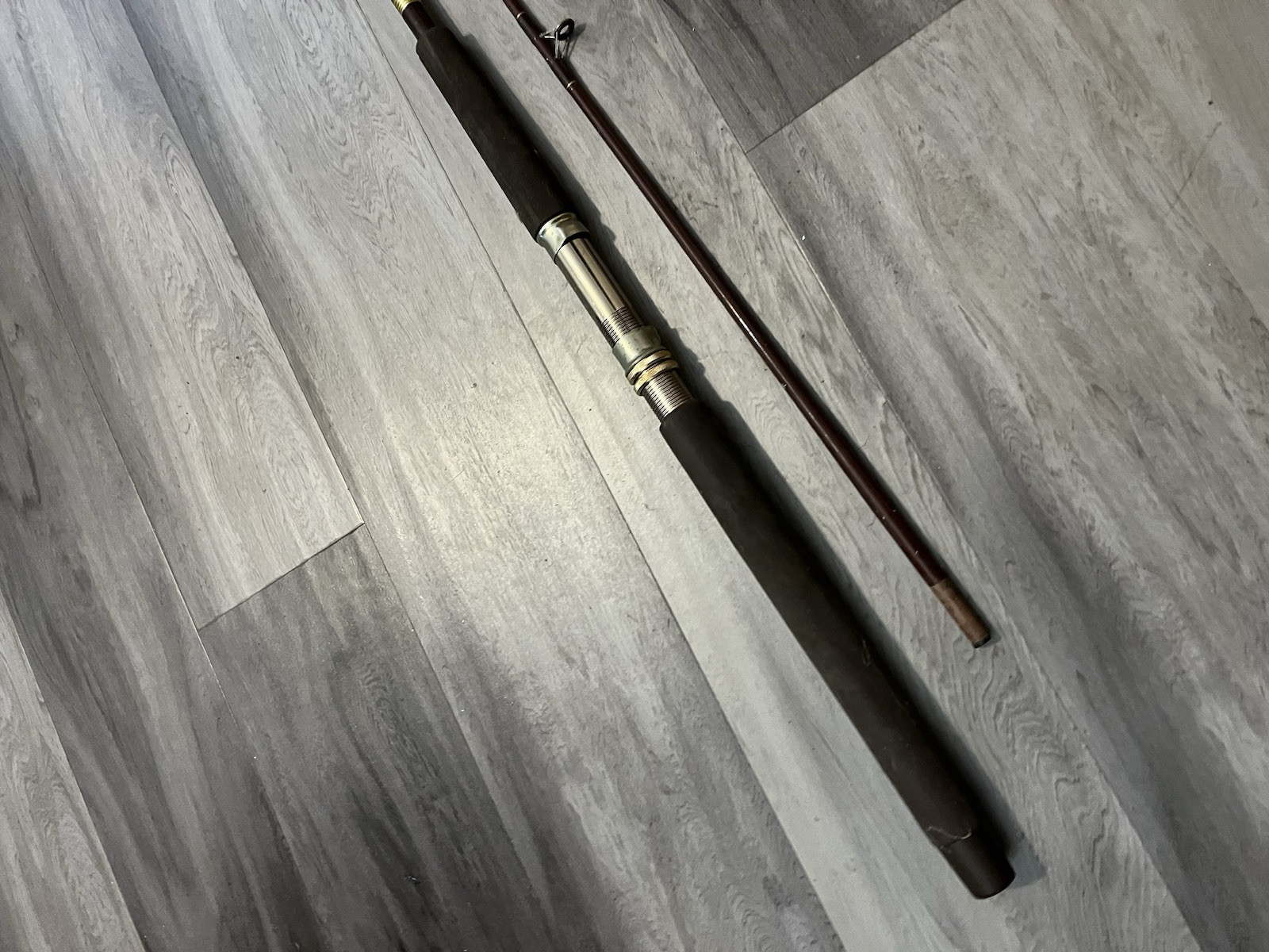 HEDDON PAL #0-4431 Vintage 2 PC Salmon Downrigger 8.5′ FISHING ROD