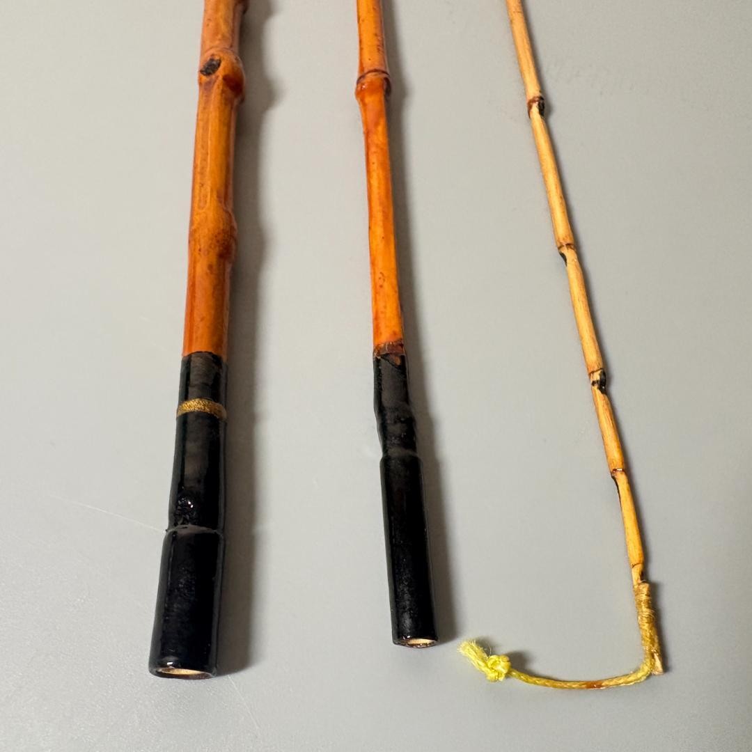 Bamboo Japanese Takano Rod 3-Piece 50cm Accessory Model for Fishing Used