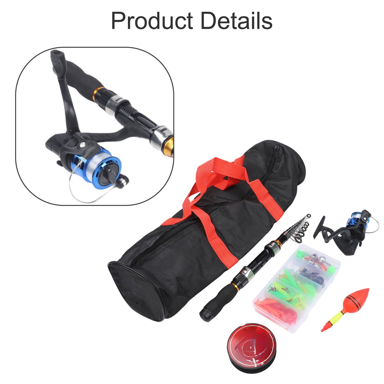 Carbon Telescopic Rod and Reel For Combo Lightweight for Fishing Trips