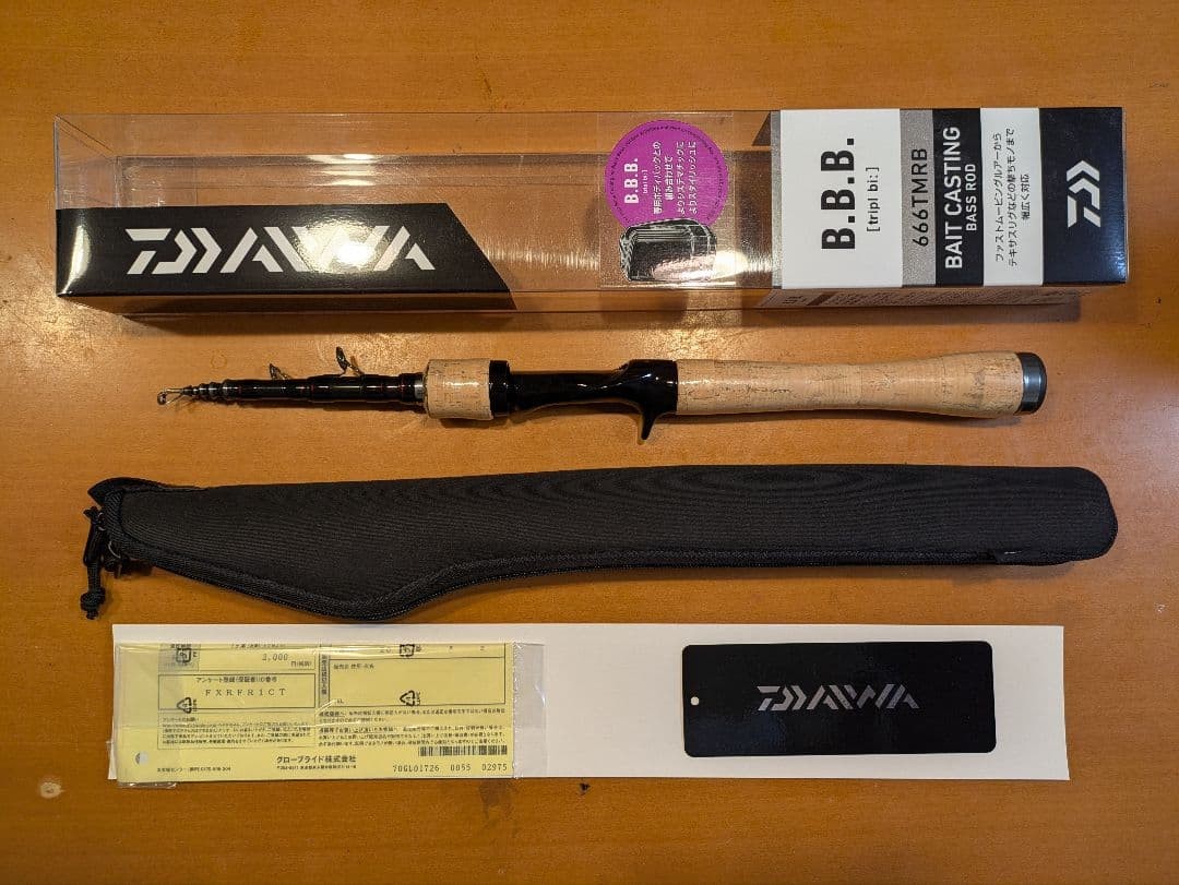 Daiwa BBB 666TMRB baitcasting fishing Rod Telescopic All-Rounder model