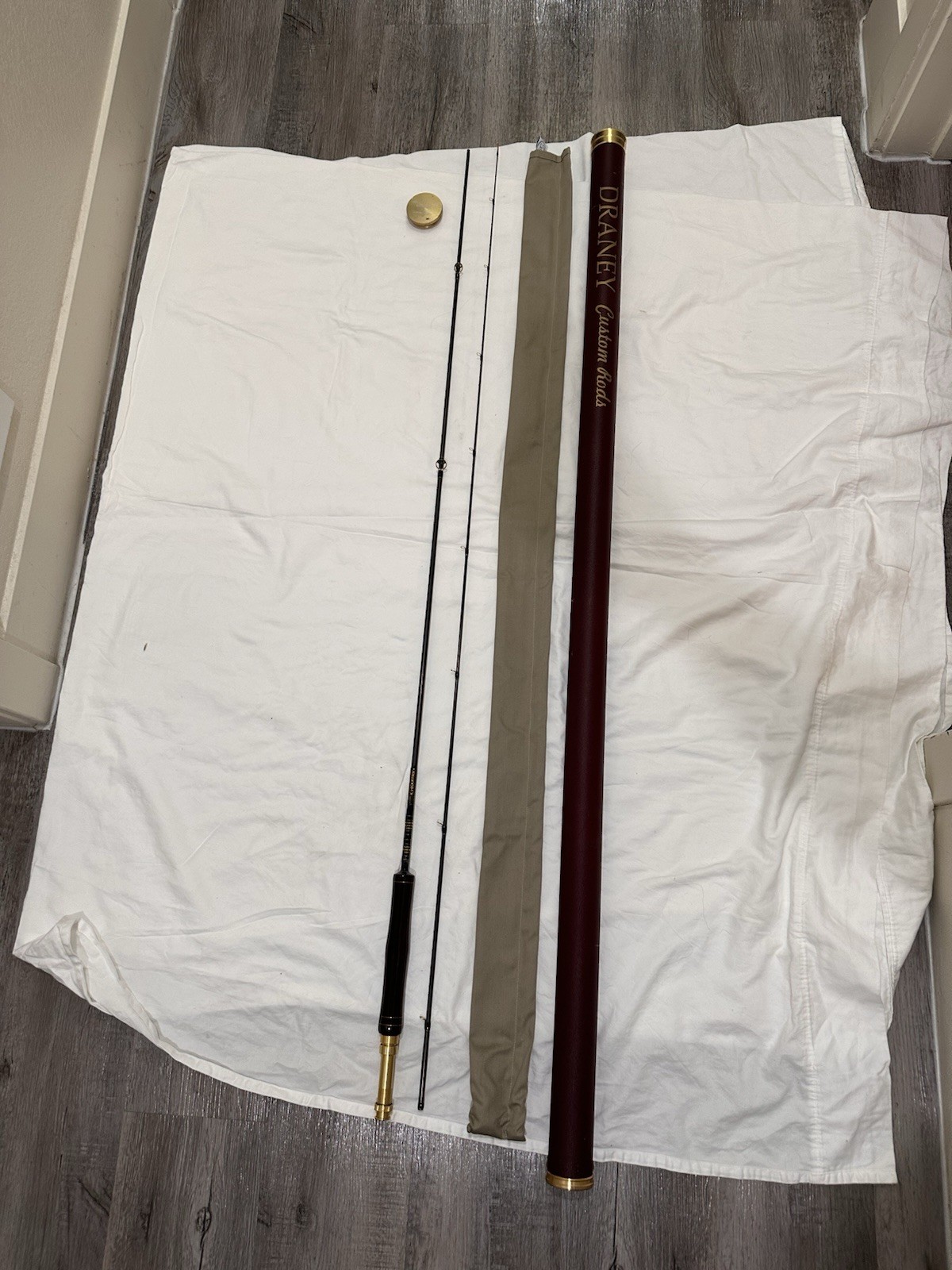 Rare G.Loomis F1085 GLX ” Miracle On The Mat” Rulon Gardner Sydney 2000 fly rod
