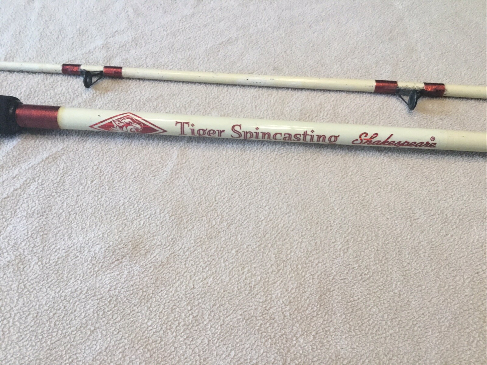 Shakespeare Tiger Spincasting TSC 66 2MH 6’6” Meadium Heavy Action Fishing Rod.