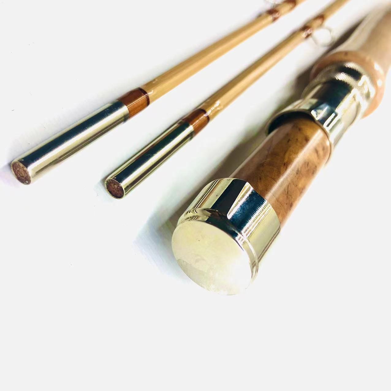 Handmade Bamboo Fly Rod 7′ 0″~4 wt/2 Piece~2 tip/Vintage Cane Fly Fishing Rod