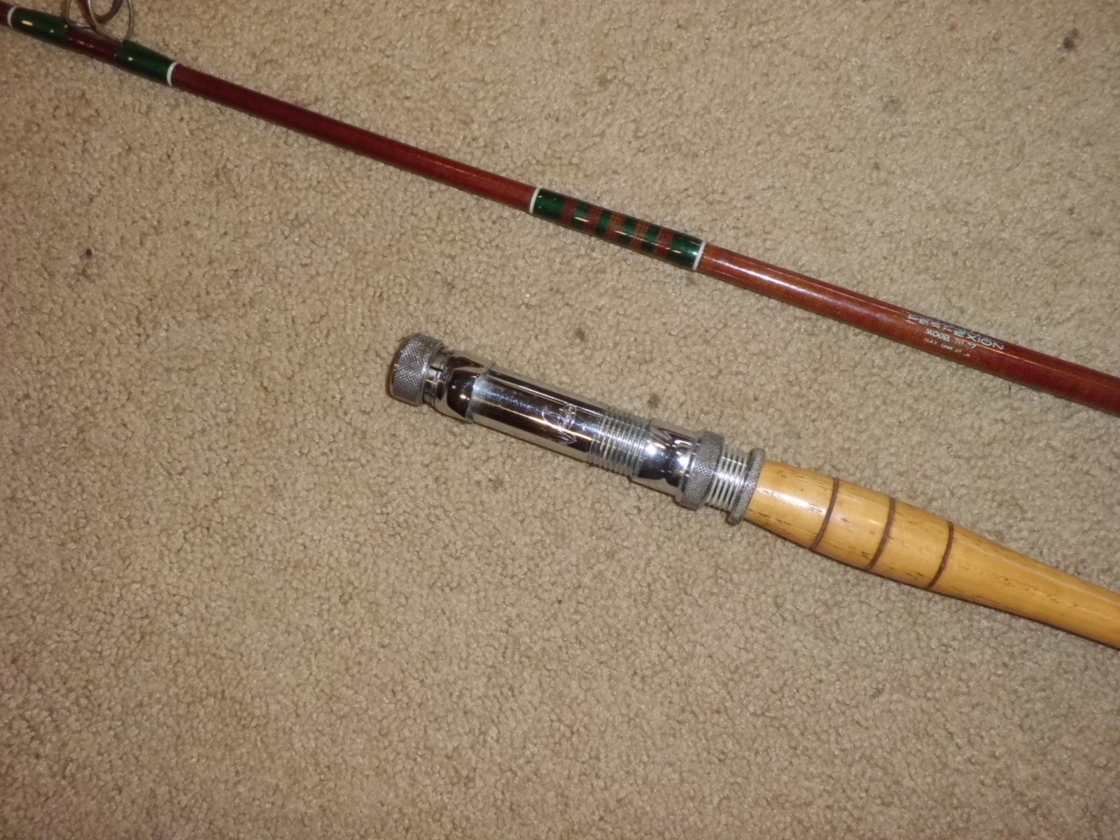 Vintage Silaflex Perfexion 811.07 Spinning 7′ Rod made in USA- 27 lb