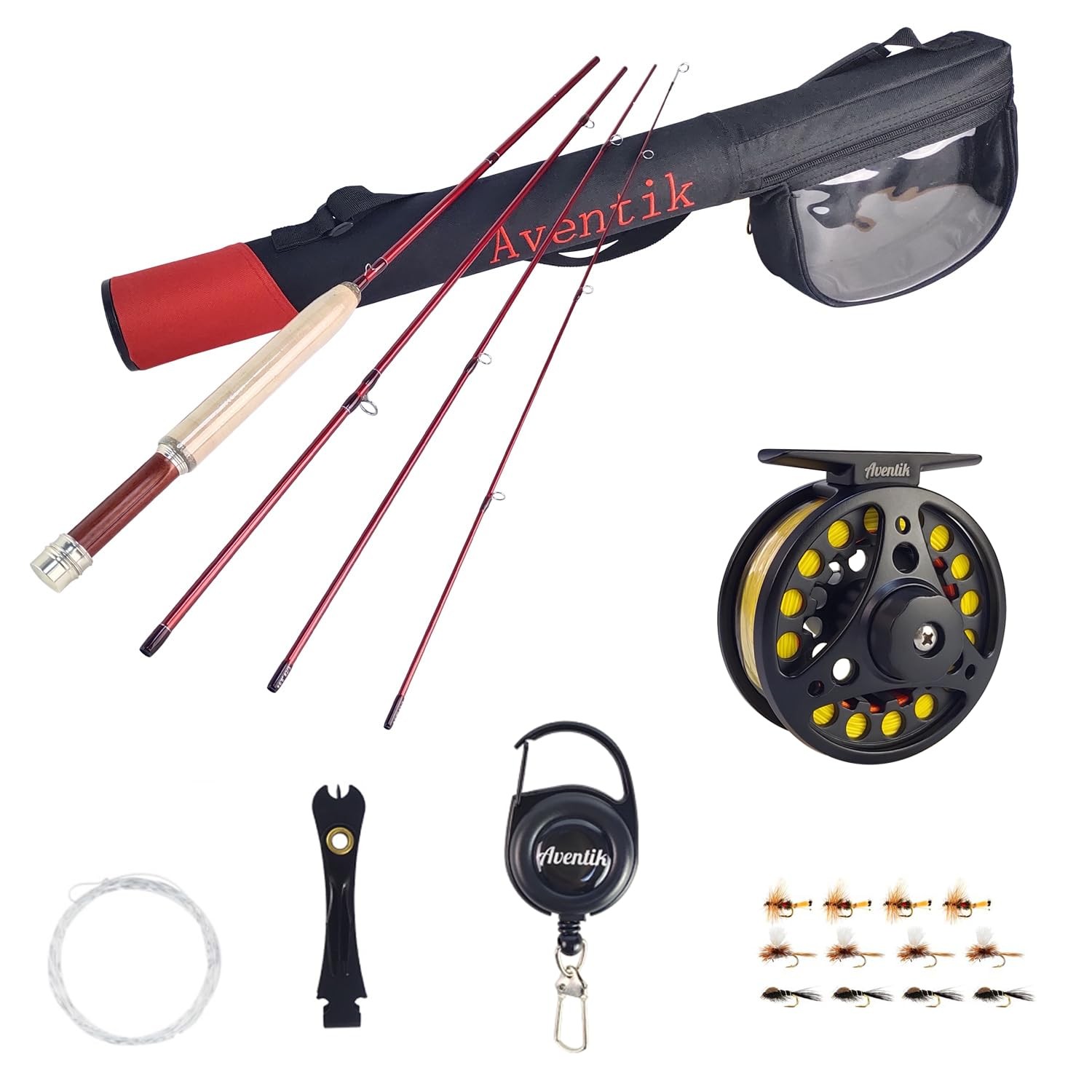 Whisperer Fly Fishing Rod and Reel Combo, 6FT 0/1/2/3wt, 7FT 3/4wt, Freshwate…