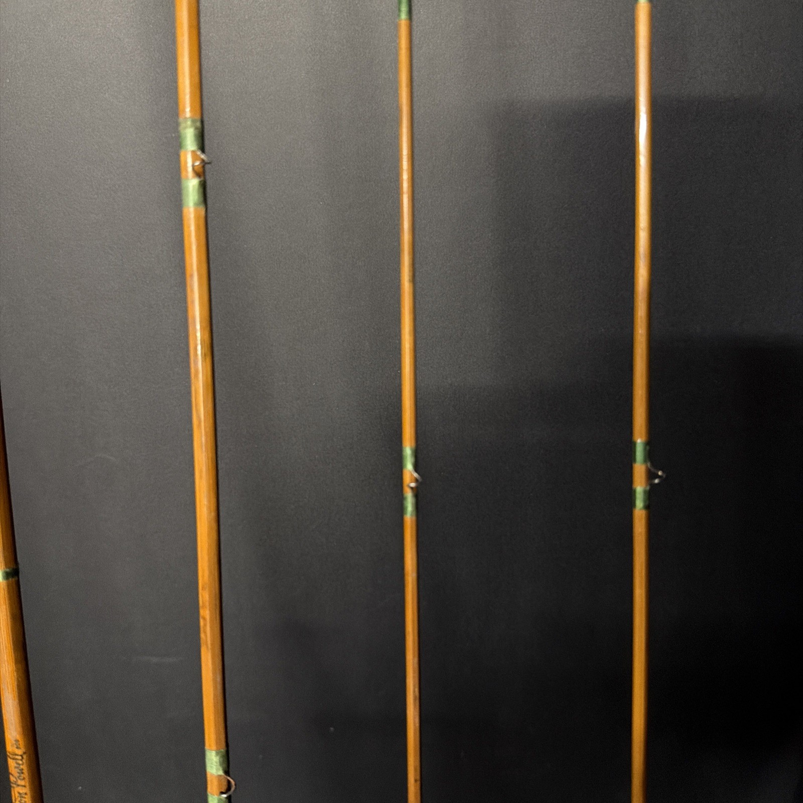 Walton Powell (BAMBOO) 9′ 1″ # 4pc 2 top Fly Fishing Rod ULTRA RARE!!!