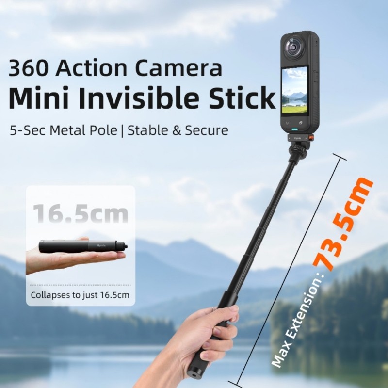 Extendable Stabilizers Rod Aluminum Body Multiple Angle Compact Storage