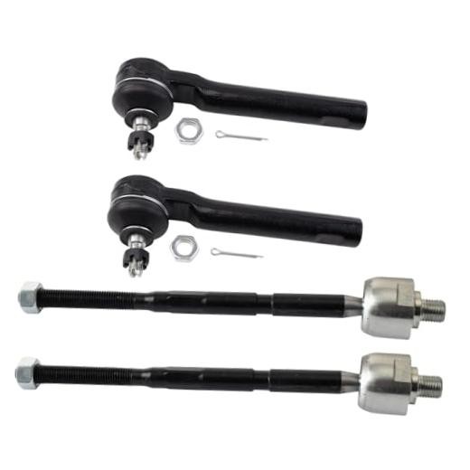 Inner and Outer Driver and Passenger Side Tie Rod Set 4 Piece PSA27635