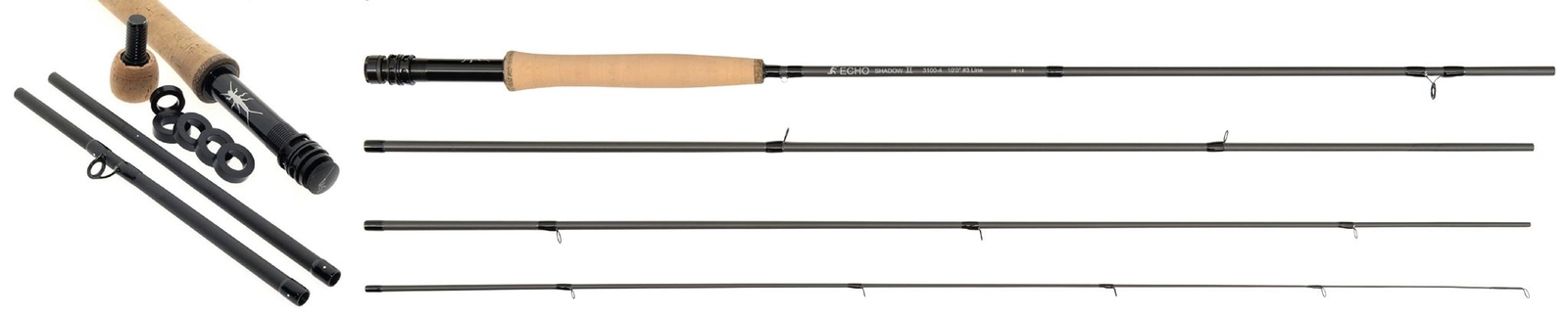 Echo Shadow II 4wt 10’6″ with Competition Kit Included $289 – FREE SHIPPING