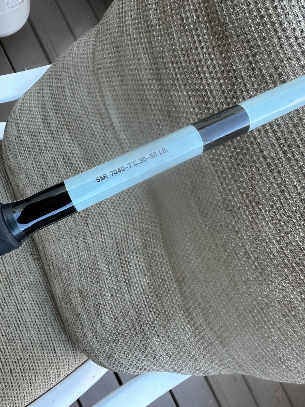 Seeker / ReelQuick (RQ) Rod w 23mm reel seat built on SSR 7040 7′ C.30-50 Lb.