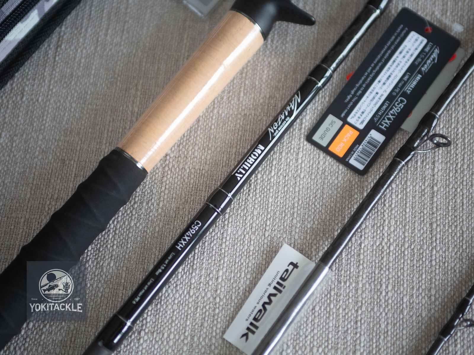Tailwalk Namazon Mobilly C594XXH Baitcasting Rod for Bass 4 Piece Rod
