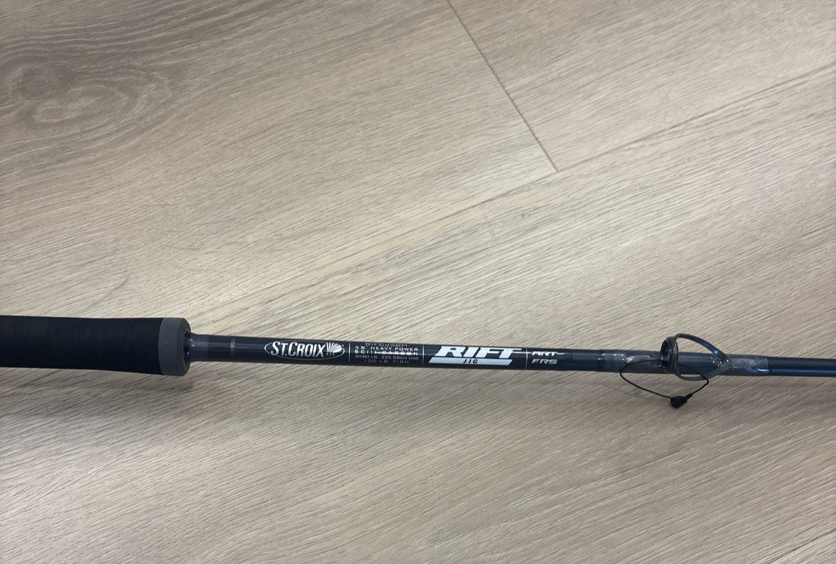 NEW St. Croix Rift Jig RIFCJ58H 5’8″ Heavy Fast Casting Rod