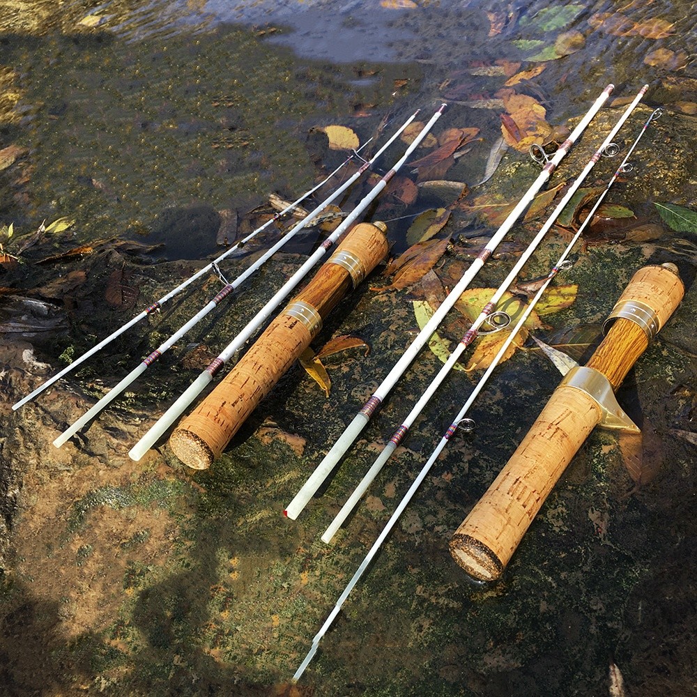 1PCS Ultra-soft portable 1.4M ultra-light cast spinning rod fishing rod
