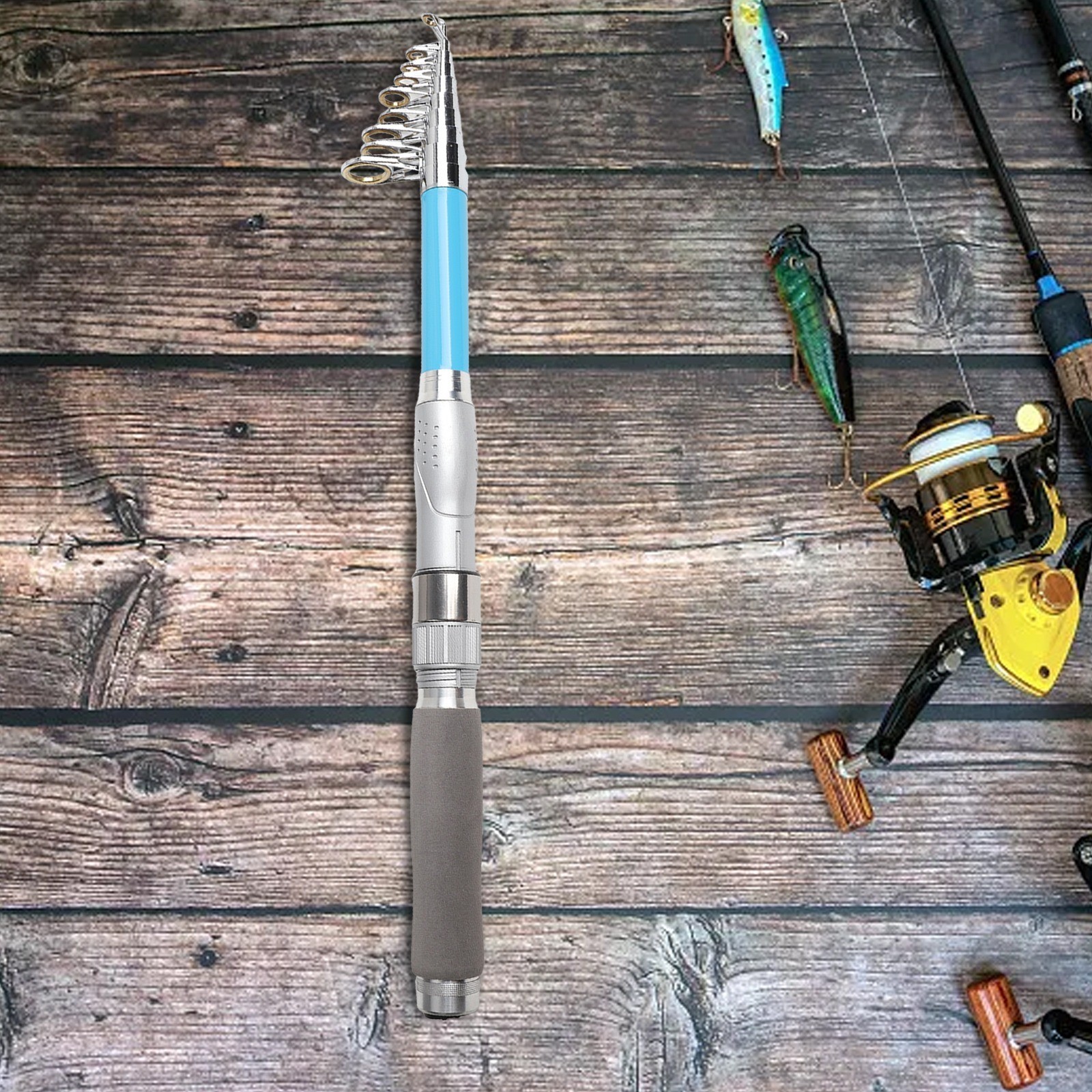 High Performance 7 Section Telescopic Fishing Rod 1 83 6m Carbon Fiber Pole