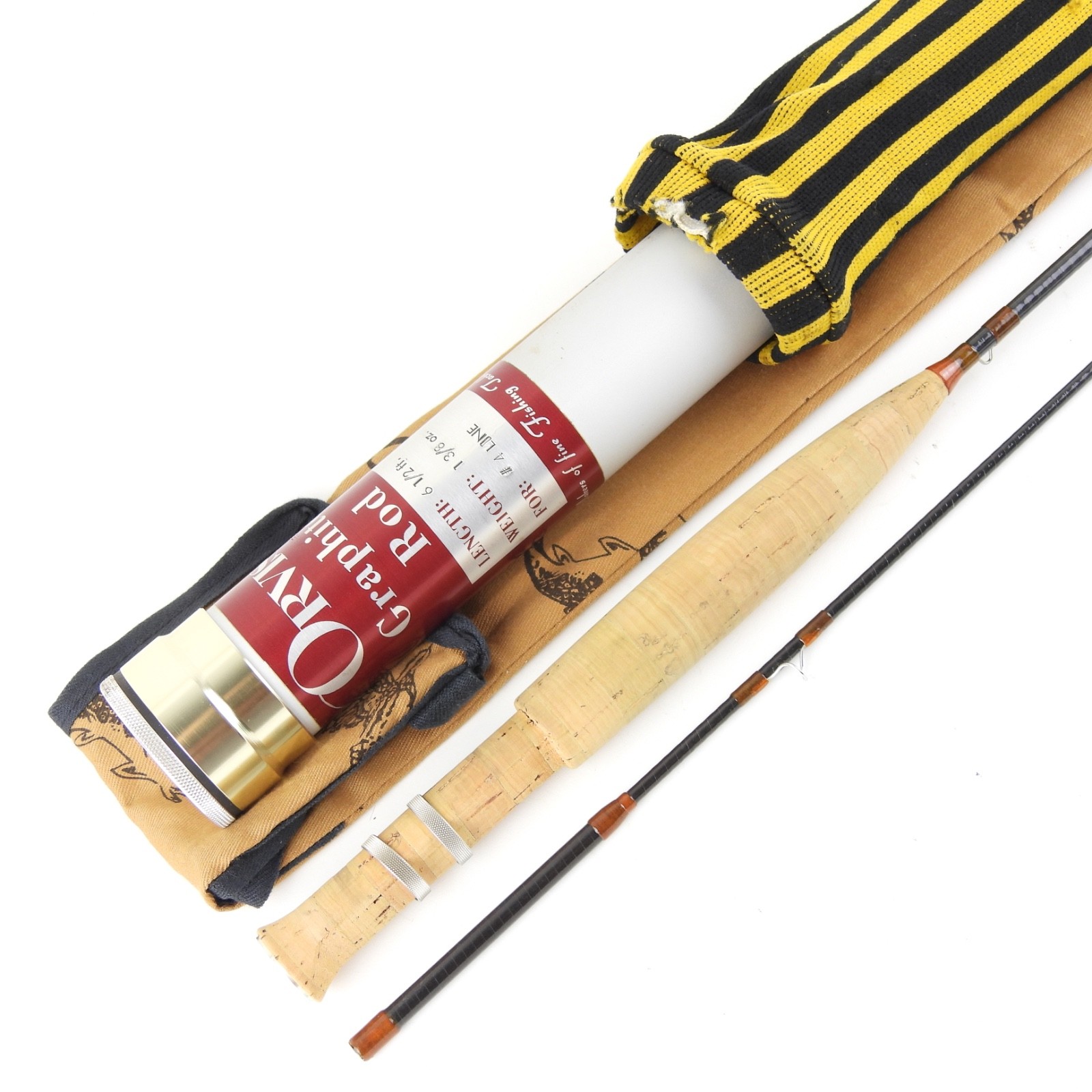 Orvis Graphite “Flea” Fly Fishing Rod. 6’ 6”. 4wt. W/ Tube & Sock.