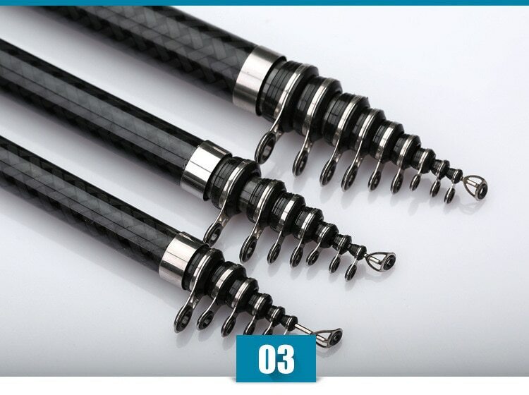 Telescopic Rock Fishing Rods High Quality Carbon Fiber Spinning Fishing Rod Carp