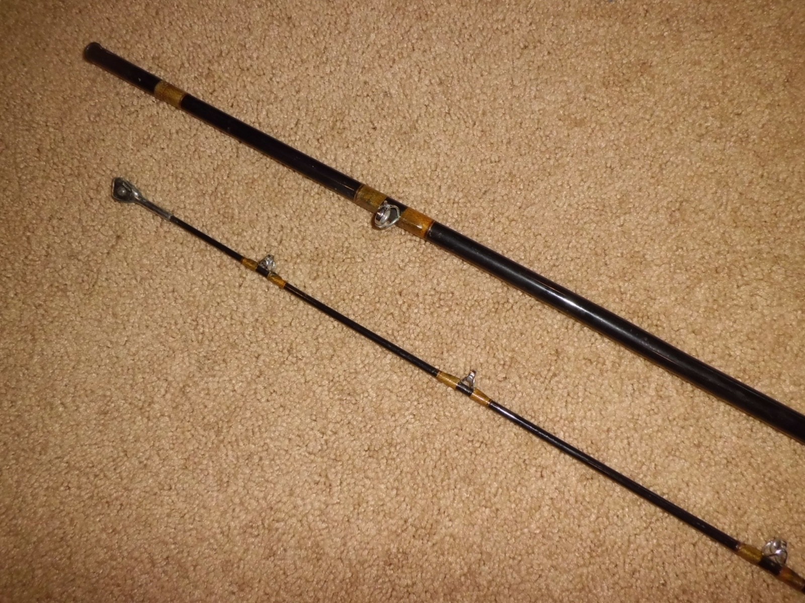 Vintage HARNELL Mooching Casting 8’6″ Rod made in USA- 20 lb