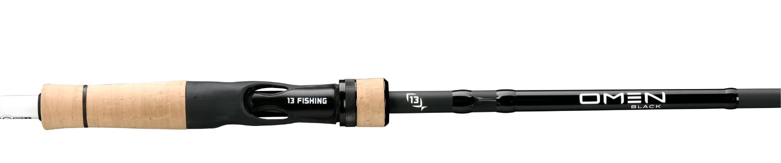13 Fishing Omen Black Casting Rod 7’4″ 14-25 lb Butt Joint OBC74H2BJ