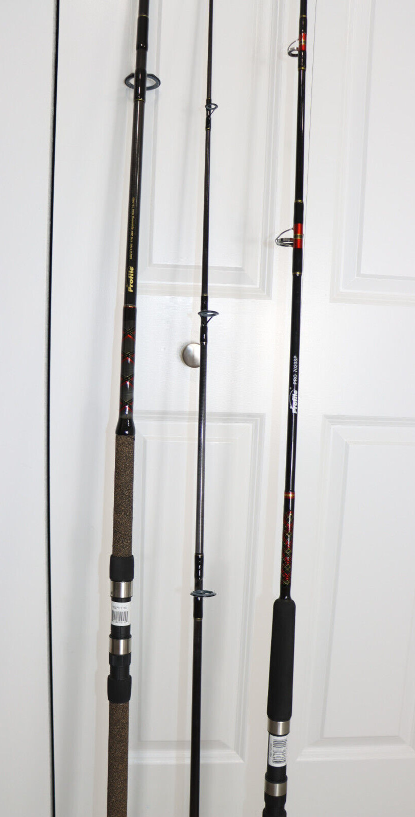 Profile 11′ 2pc Spinning 15-30LB & Pro 7′ Med-Heavy Action 20-40LB Fishing Rods