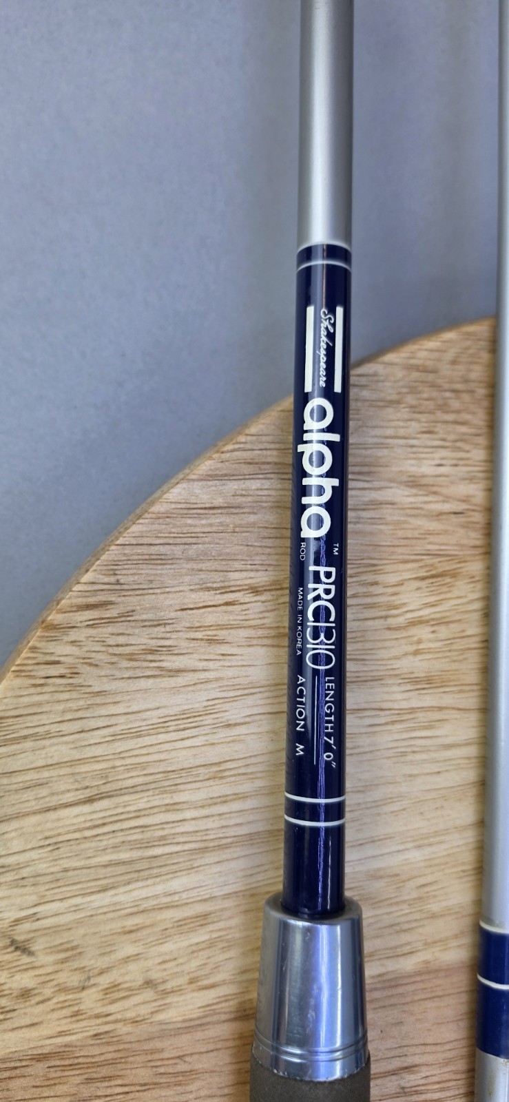 Shakespeare Alpha PRC310 7′ Medium Moderate 4pc Graphite Spinning Rod+Case