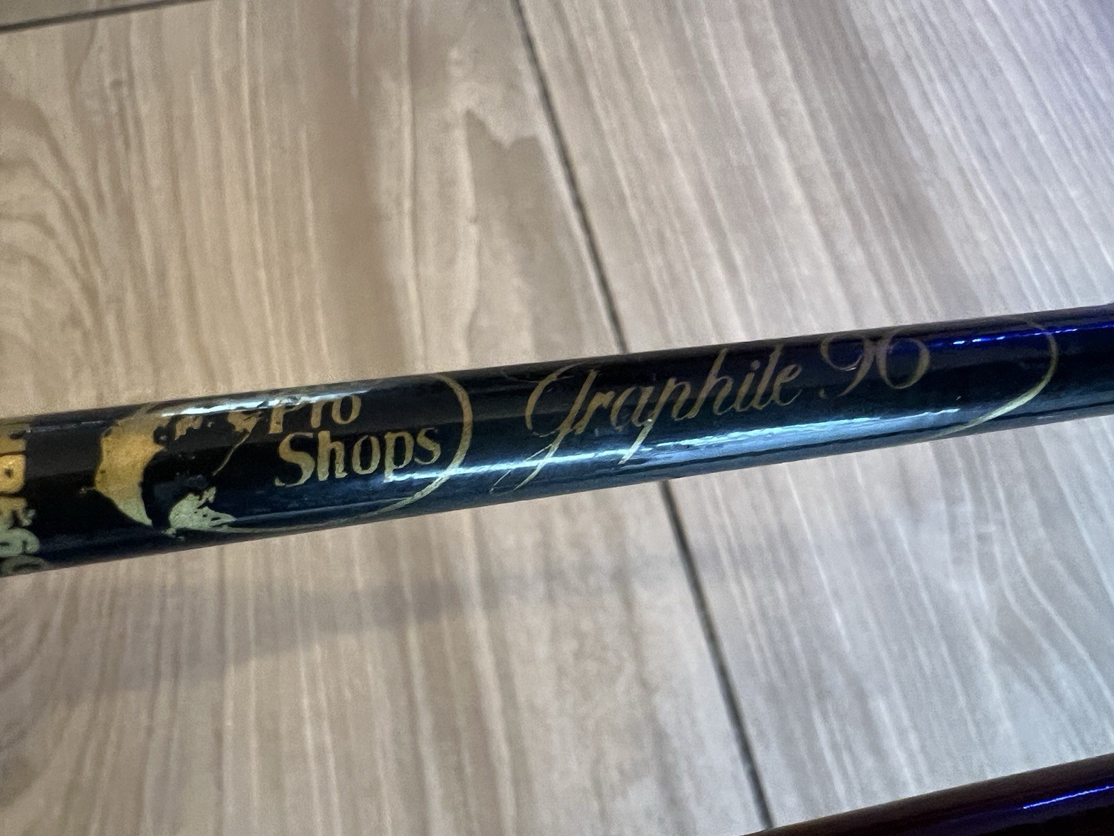 Lot of 2 Vtg Casting Fishing Rods Bass Pro Shops & Custom w/ Lews Fuji Speed Fit