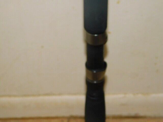 CUSTOM SPINNING ROD 7 FT 20-40 LB PURPLE PEARL MARBLE NEW