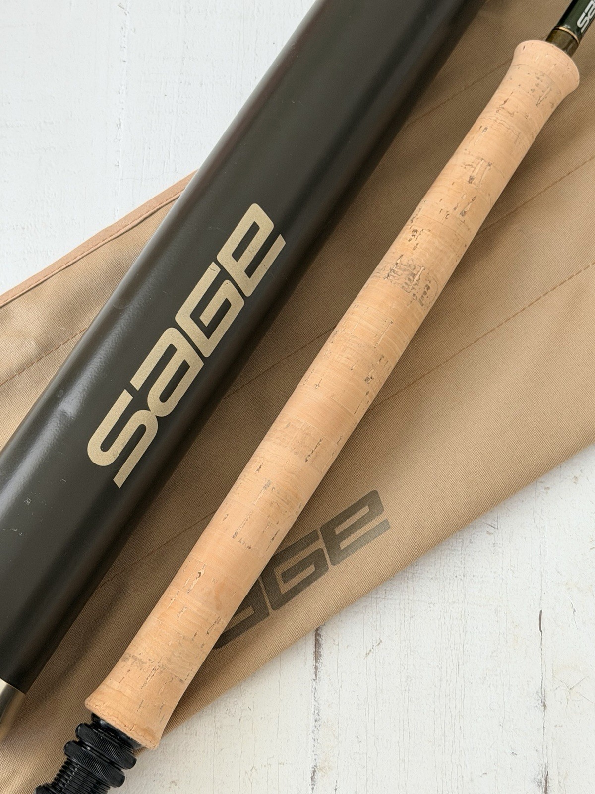 **BEAUTIFUL** 🔥 SAGE Z-AXIS Switch/Spey 8wt. 12’9”~4pc FlyRod!! ~LEGENDARY~ 🔥