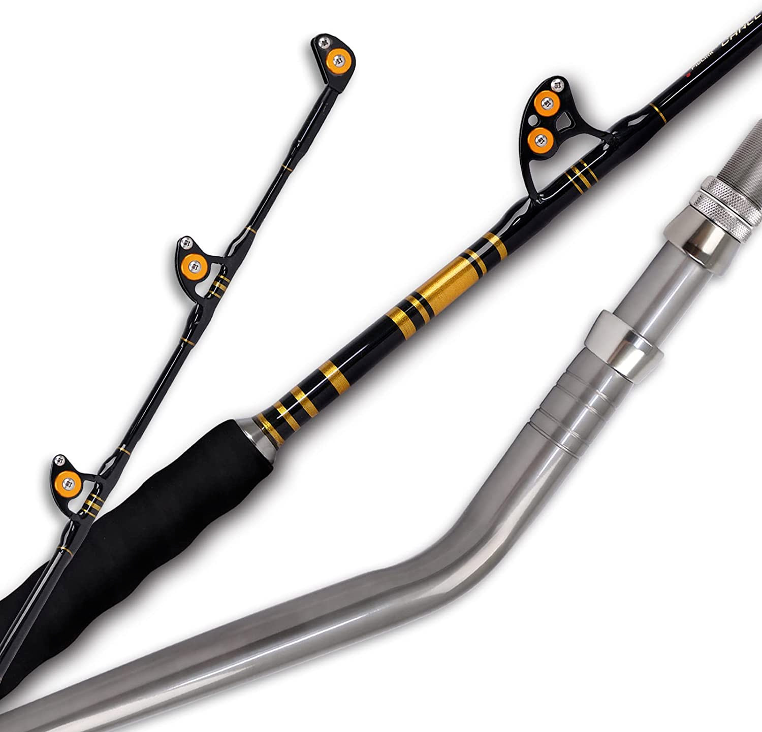 Saltwater Offshore Trolling Rod Big Game Roller Boat Fishing Pole Heavy 1PC 2PC