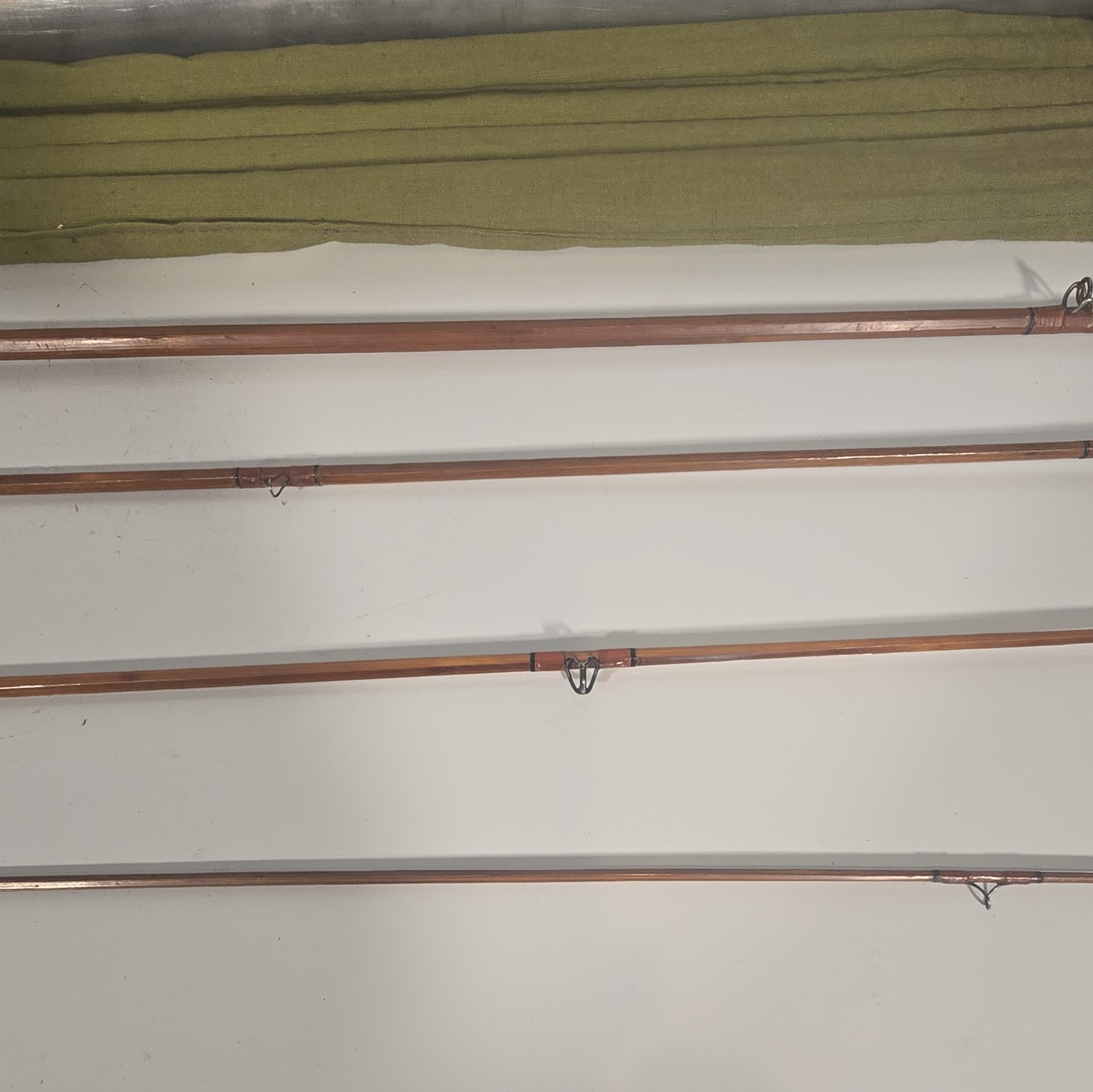 Vintage Bamboo Fly Fishing Rod 9ft 3pc 5wt Moderate Believe It To Be “Montague”